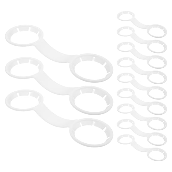 PENIKOKO 100Pcs Drink Holder Rings with Ergonomic Handle for Beverage Handling Red Pe for General Consumers