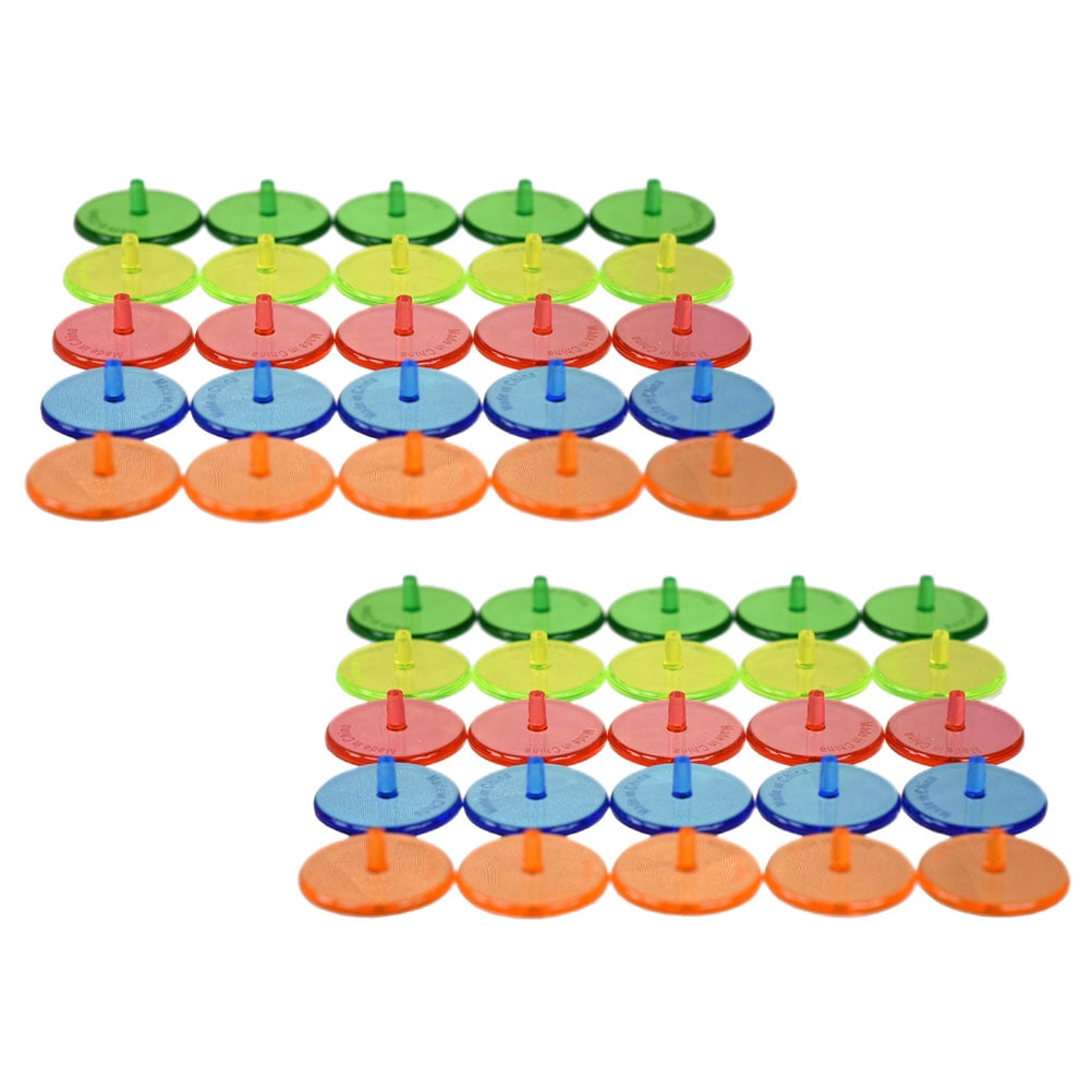 PENIKOKO 100Pcs Golf Green Marker Flat Round Design Durable Plastic for ...