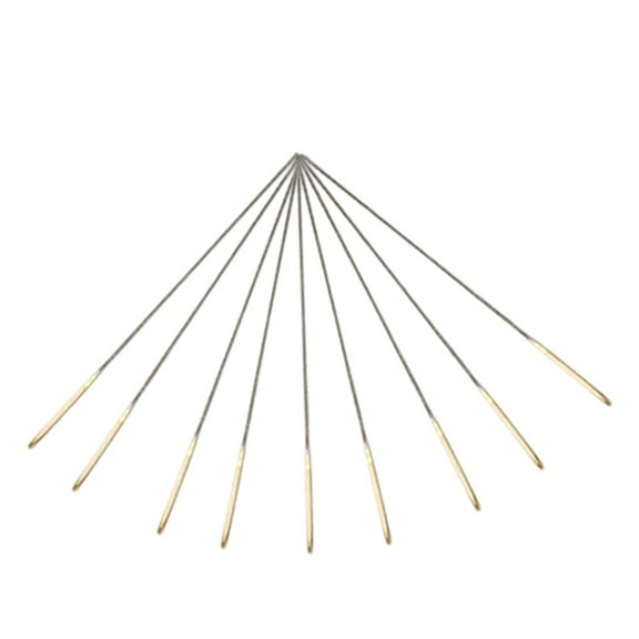 PENIKOKO 100pcs Hand Sewing Needles Round Tip Stainless Steel Blunt Needles for Quilting Embroidery Crafts