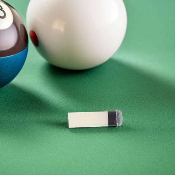 PENIKOKO 10Pcs Billiard Accessories Replacement White Synthetic For Casual Games