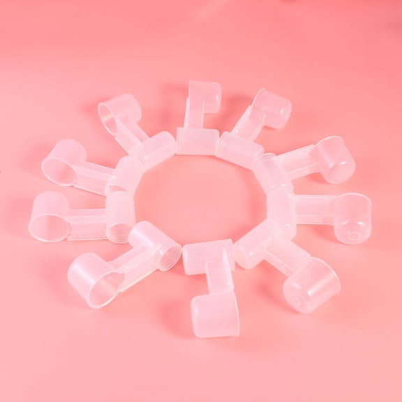 PENIKOKO 10Pcs Bird Drinking Machine White Plastic Bowl Easy to Clean and Refill for Birds