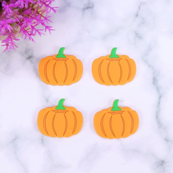 PENIKOKO 10Pcs Creative Refrigerator Magnets Cute Fridge Stickers PVC Orange Note Pinning for Family