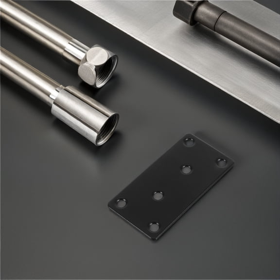 PENIKOKO 10Pcs Flat Corner Brace for Kitchen Cabinets and Furniture