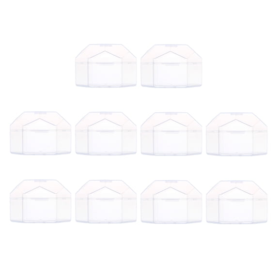 PENIKOKO 10Pcs Infant Pacifier Box Transparent Pacifier Holder Storage Case Protect Replacement Baby Pacifier