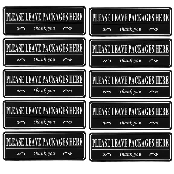 PENIKOKO 10 Sheets Self-Adhesive Location Signs Stickers for Business Owners Outdoor Use