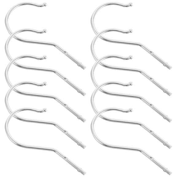 PENIKOKO 10pcs Iron Hook Hangers for Home Closet Organization and Easy Hanging Solutions