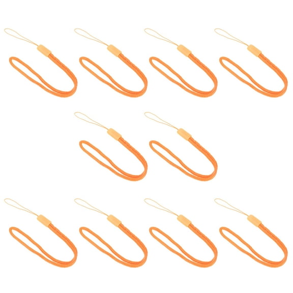 PENIKOKO 10pcs Mobile Phone Strap Nylon Wrist Lanyard for Friends Travel Outdoor