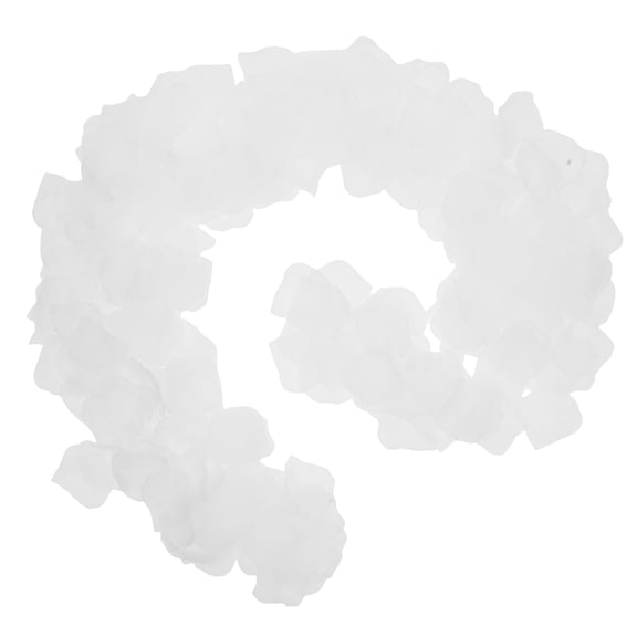 PENIKOKO 1200Pcs White Silk Rose Petals Versatile Artificial Petals for Anniversary Proposal and Event Decoration