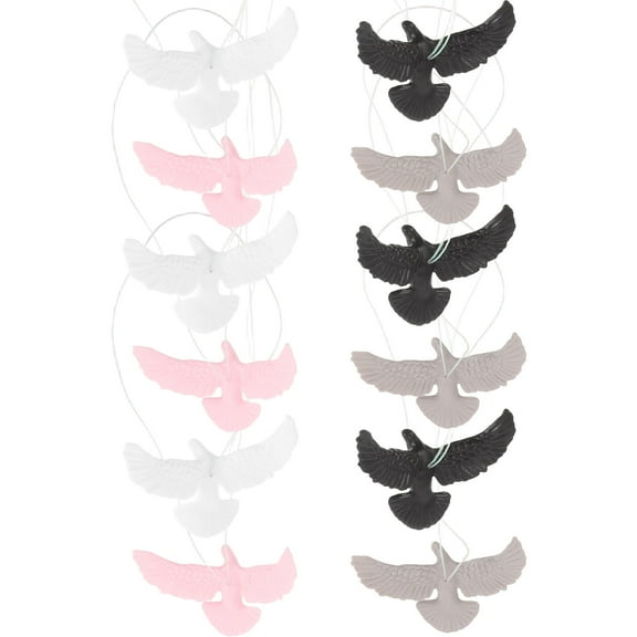 PENIKOKO 12Pcs Artificial Birds for Cake Decoration, Event Celebrations, Home Decor, Wedding, Party Supplies