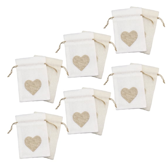 PENIKOKO 12Pcs Assorted Color Drawstring Storage Bags for Birthday Party and Candy Wrapping