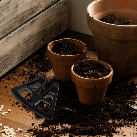 PENIKOKO 12Pcs Black Flowerpot Feet for Indoor Gardening and Outdoor Plants with Drainage Function