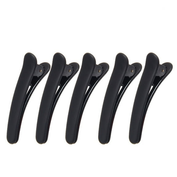 PENIKOKO 12-Pack Black Plastic Hair Clips for Women and Girls, Hair Clamps for Smooth Hold and Versatile Styling
