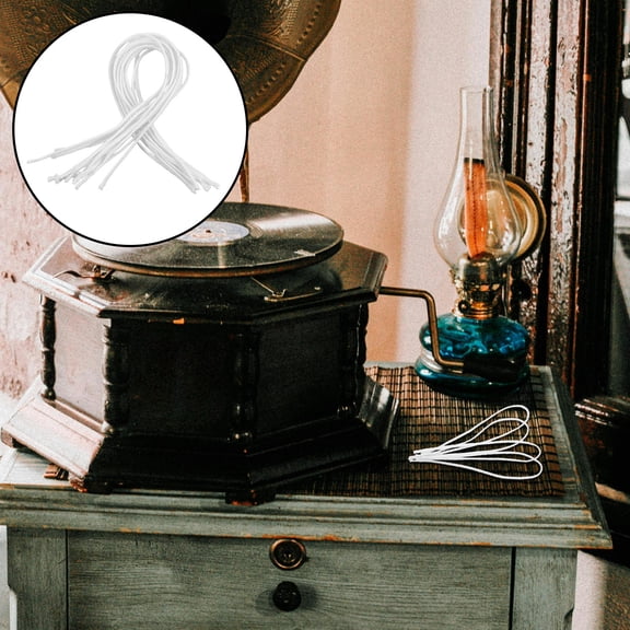 PENIKOKO 12Pcs Ivory Cotton Candle Wicks Replacement for Candles and Lanterns Home Decor Accessories