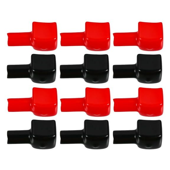 PENIKOKO 12-Piece Car Battery Terminal Covers Set - Positive and Negative Post Protectors for Vehicle Battery Safety