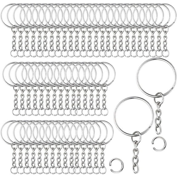 PENIKOKO 150-Piece Craft Key Chain Set with Hardware for Pendant Accessories, Gifts for Friends and Family