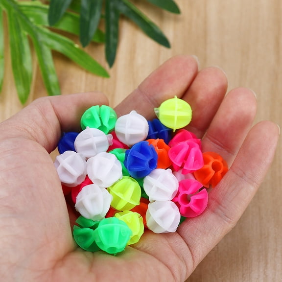 PENIKOKO 180Pcs Wire Beads for Bike Assorted Color with Round Design for Spokes