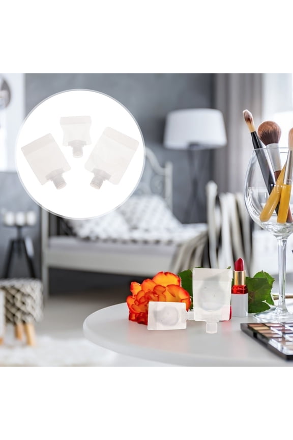 18-Piece Travel Liquid Pouch Set Leak Proof Toiletry Bag for Women with Simple and Practical Design