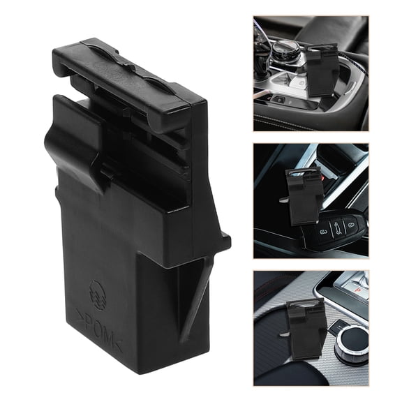 PENIKOKO 1 Pack Black Plastic Car Sunshade Clip, Interior Sun Visor Holder for Auto Window Sun