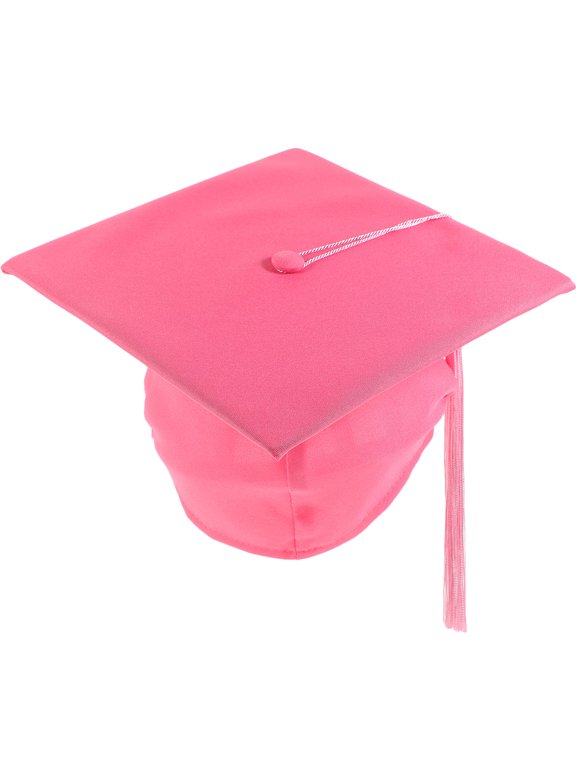Unisex Pink Graduation Cap Academic Style for College Students Party Accessory