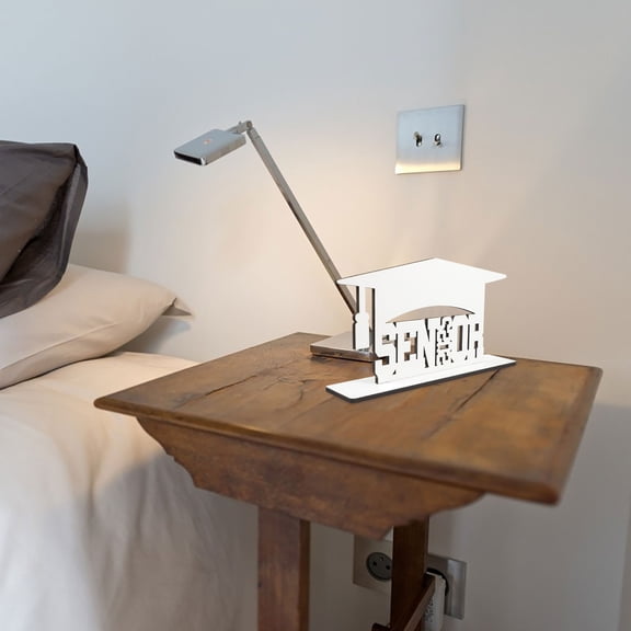 PENIKOKO 1Pack Graduation Table Decor Rectangular Wooden Photo Frame for Sublimation Printing