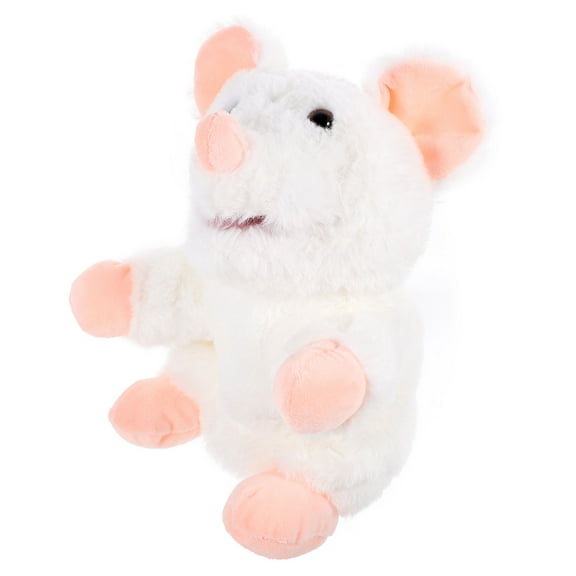 PENIKOKO 1Pack Interactive Puppet Toy Mouse Plush Hand Puppet for Parent-Child Interaction 9.4x5.9x5.9in