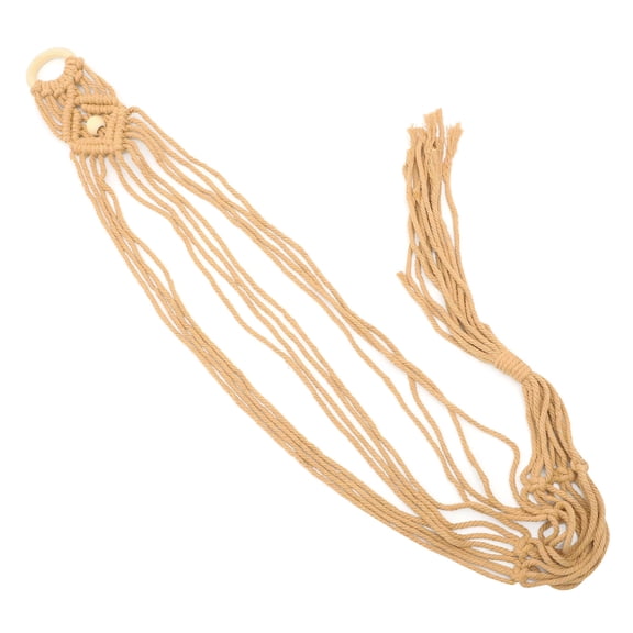 PENIKOKO 1Pack Rustic Cotton Rope Guitar Wall Hanger for Indoor Decor