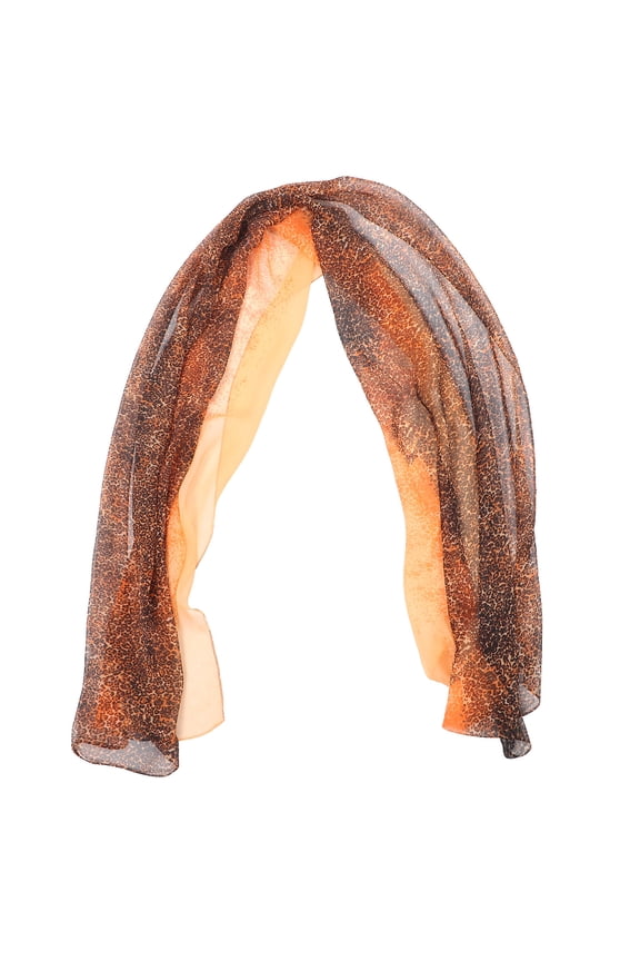 Ladies Leopard Print Long Rectangle Scarf Fashion Accessory