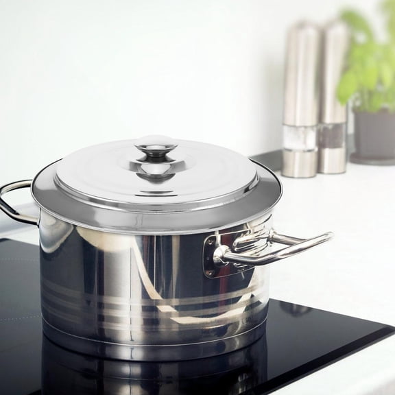PENIKOKO Seasoning Pot Lid - Stainless Steel Silver 1Pack