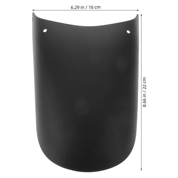 PENIKOKO Black Motorcycle Mud Flaps Front Guards for Dirt and Enhanced Riding Performance