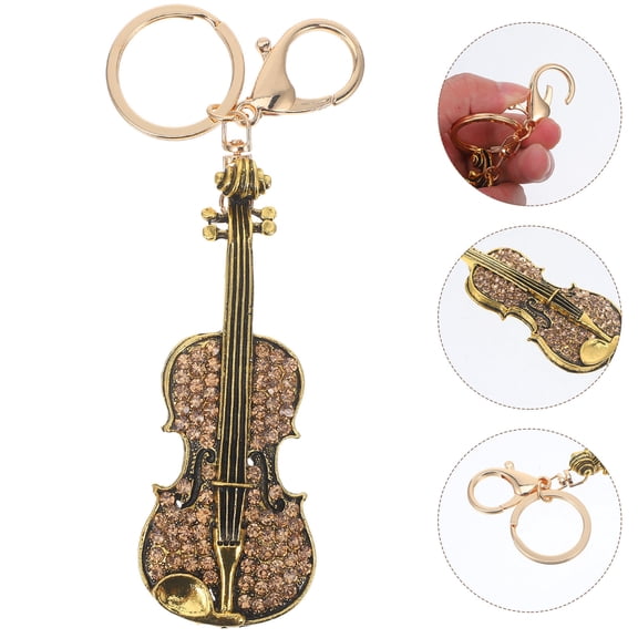 PENIKOKO Aesthetic Golden Zinc Alloy Keychain Stylish Metal Key Accessory 1 Piece