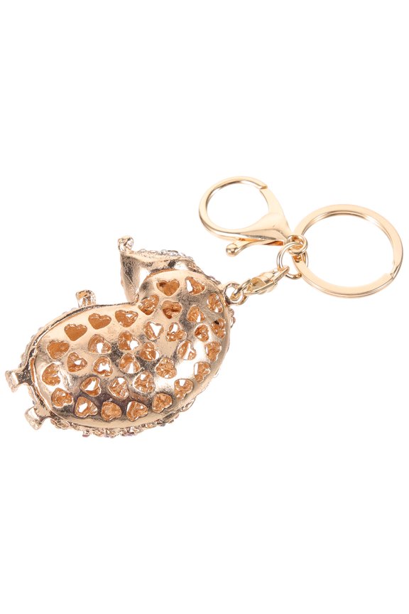 1Pack Rhinestone Keychain Pendant Cute Key Chain Decorative Effect Design for Bags Daily Use