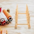 thumbnail image 1 of PENIKOKO 1Pack Spool Rack Wooden Yarn Spool Storage Rack Beige Easy Assembly for, 1 of 7