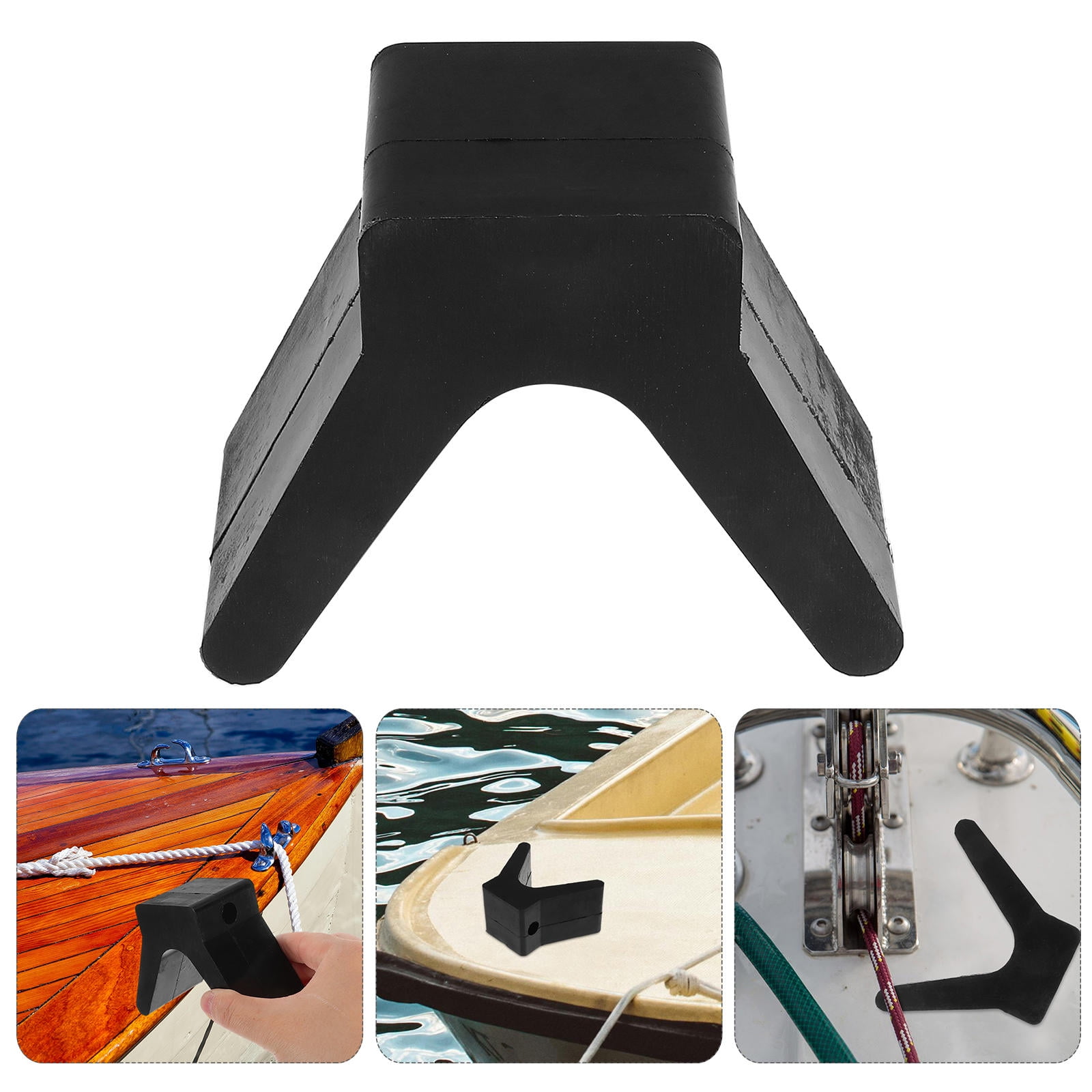 PENIKOKO 1Pack Sturdy Stability Rubber Bow Stop for Boat Trailer ...