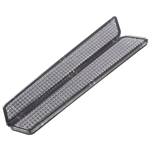 PENIKOKO 1Pair Durable ABS Plastic Reflector Latch Covers for Saddle Bags Motorcycle Night Safety White