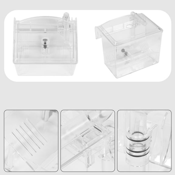 PENIKOKO 1Pc Aquarium White Fish Breeding Box External Hanging Isolate Sick Or Aggressive Fish