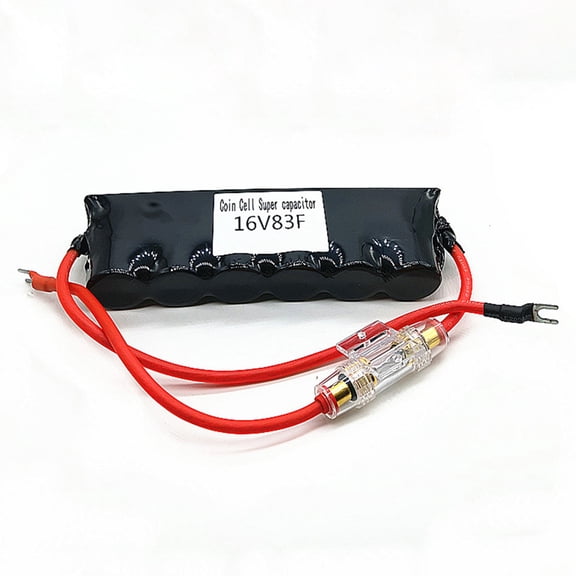 PENIKOKO 1Pc Auto Rectifier Durable Aluminum Alloy Car Capacitor for Enhanced Engine and Audio Performance