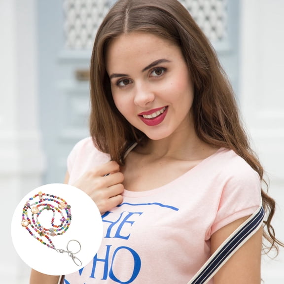 PENIKOKO 1Pc Fashionable Multi Color Key Lanyard with Detail for Camera and Car Key