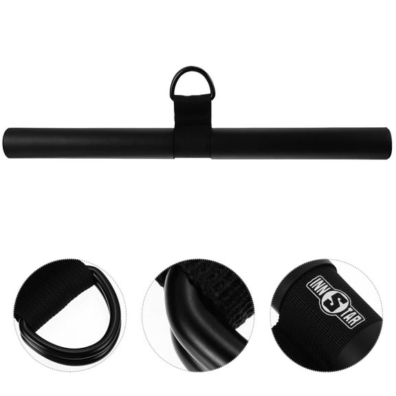 PENIKOKO Fitness High Pull Bar Tension Rod for Strength Training, Black Material, Equipment