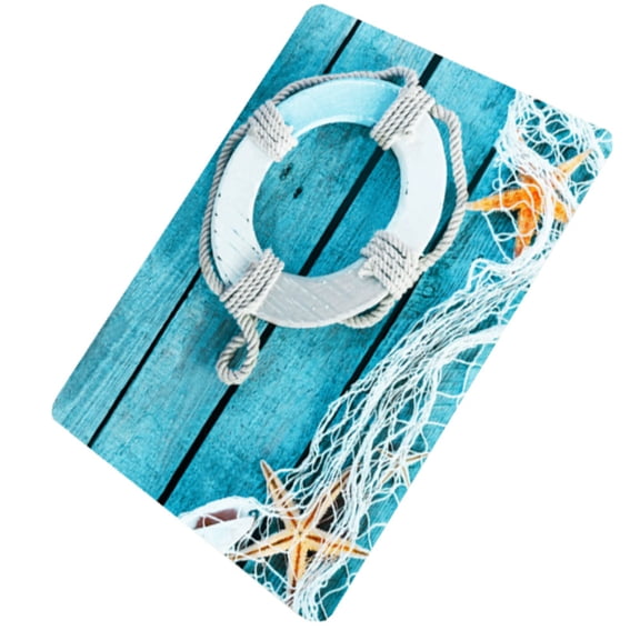 PENIKOKO 1Pc Home Floor Mat Absorbent Rubber Felt Non Slip Decorative Door Rug