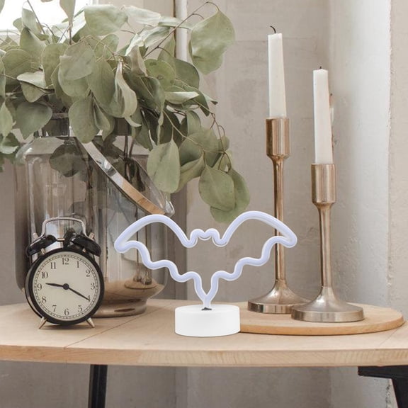 PENIKOKO 1Pc Pink Bat Shaped Night Lamp Lamp for Bedroom Lighting