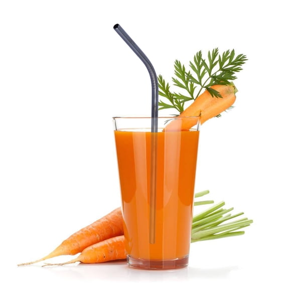 PENIKOKO 1Pc Stainless Steel Drinking Straw Black Reusable Straight Straw Chemical Free