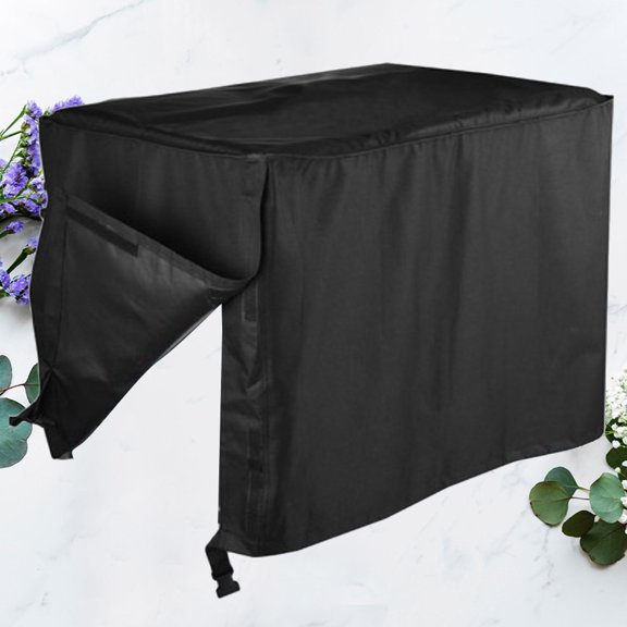 PENIKOKO 1Pc Waterproof Generator Cover Black Universal Rectangular Protector with Uv Proof Durable Polyester