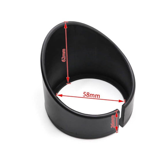 PENIKOKO 1Pcs Car Dashboard Shade Black Gauge Sun Visor Cover Sun Shield for Driving