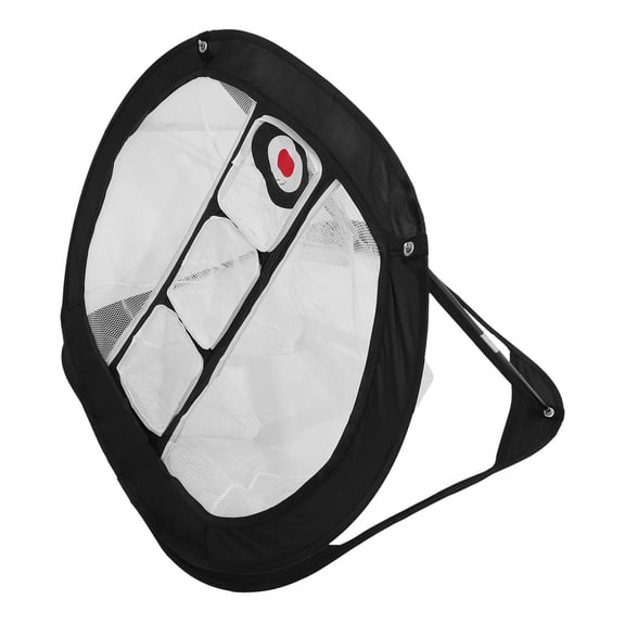 PENIKOKO Golf Practice Chipping Net Black 210D Polyester Training Net for Golfers 1 Set