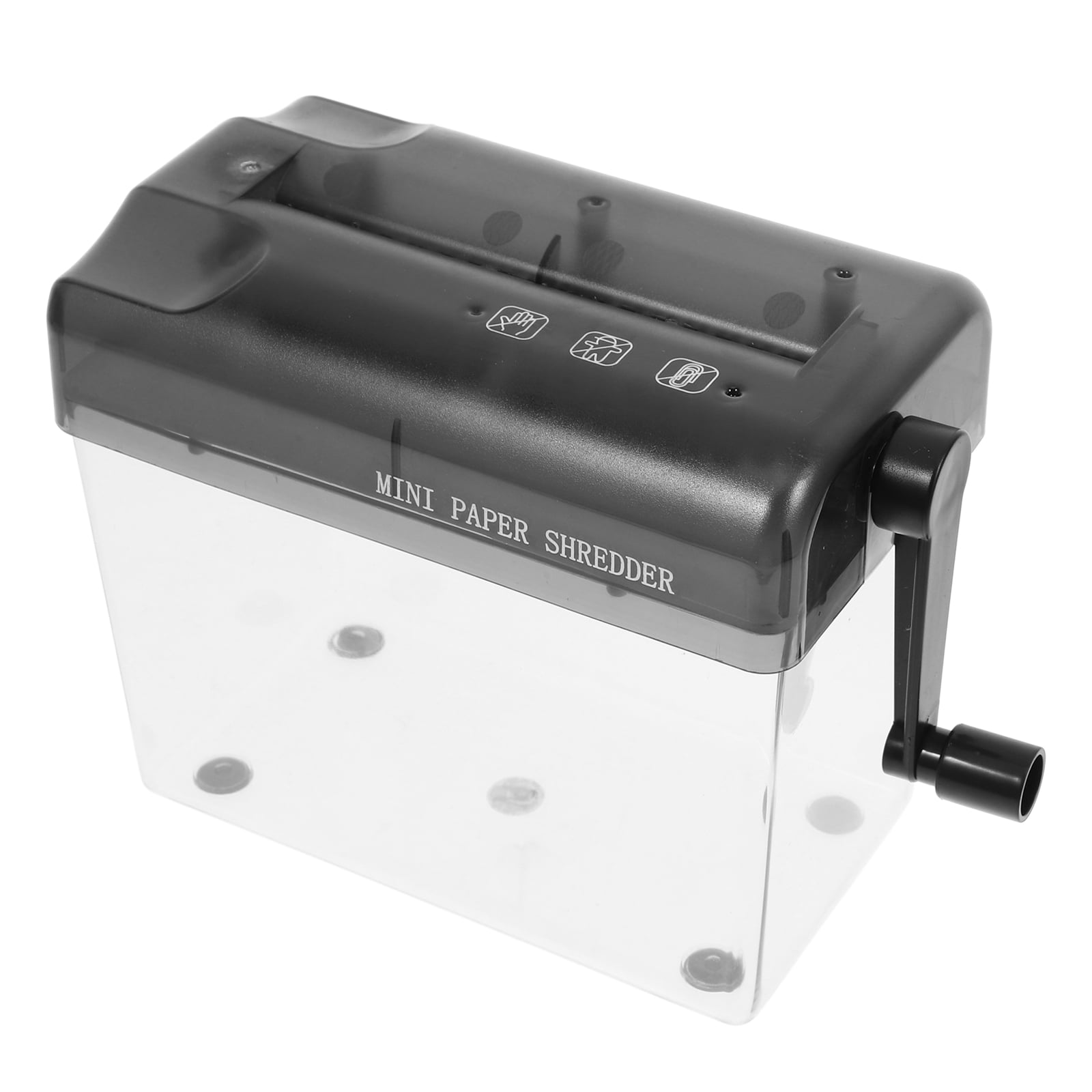 PENIKOKO Handheld Paper Shredder Black ABS 1Pcs