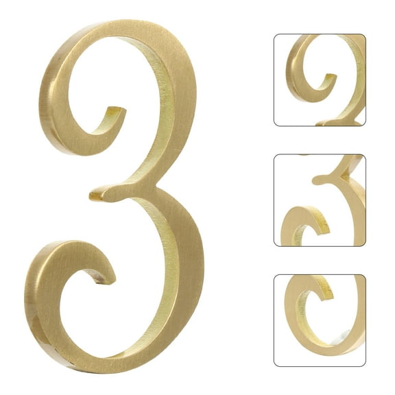 PENIKOKO Door Number Plate for Outdoor Address 21.30.1in