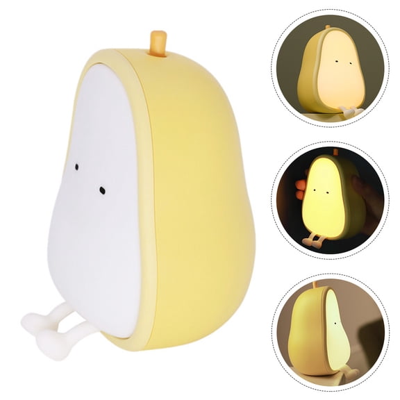 PENIKOKO 1Pcs Cozy Pear Lamp Night Lamp Yellow ABS for General Users Bedside Desktop