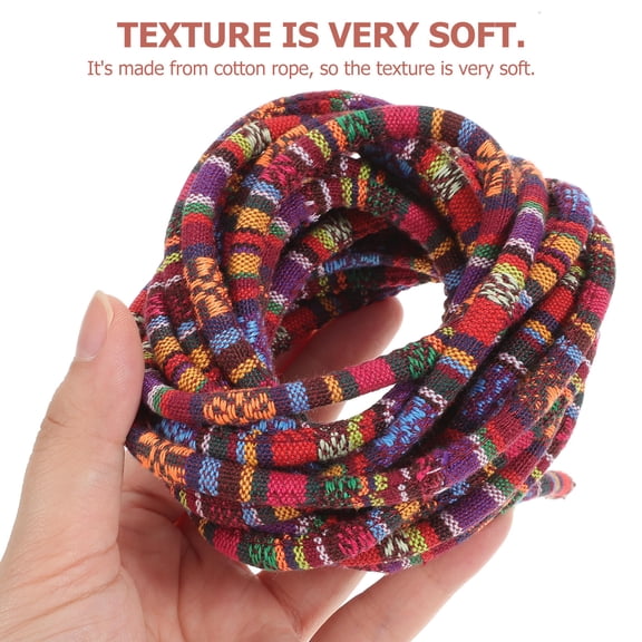 PENIKOKO 1 Piece Rope Multi-Core Round Cord for Sofa Hanging, Home Decor and Craft Projects