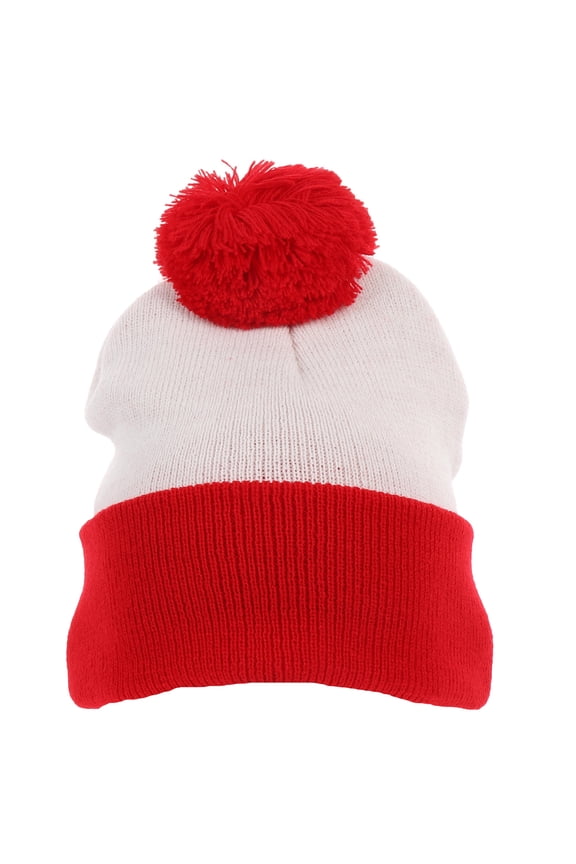 Fuzzy Warm Woolen Beanie Hat for Winter, Soft Knit Cap for Men Women Kids, Assorted Colors, Family Cold Weather Headwear