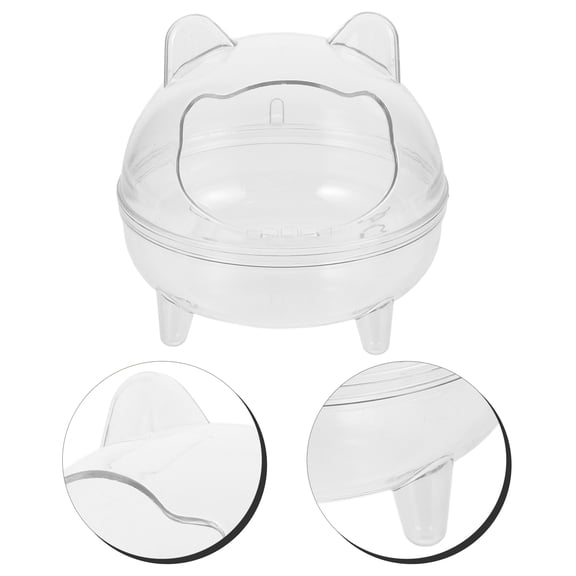 PENIKOKO 1Pcs Recycle Bin With Lid Mini Size Space-saving For Hotel And Dormitory